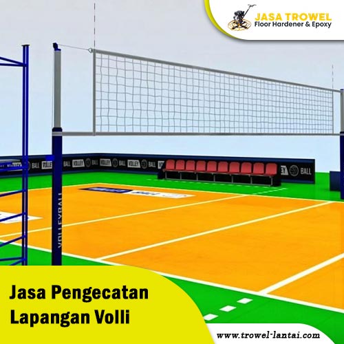 jasa cat lapangan voli jakarta